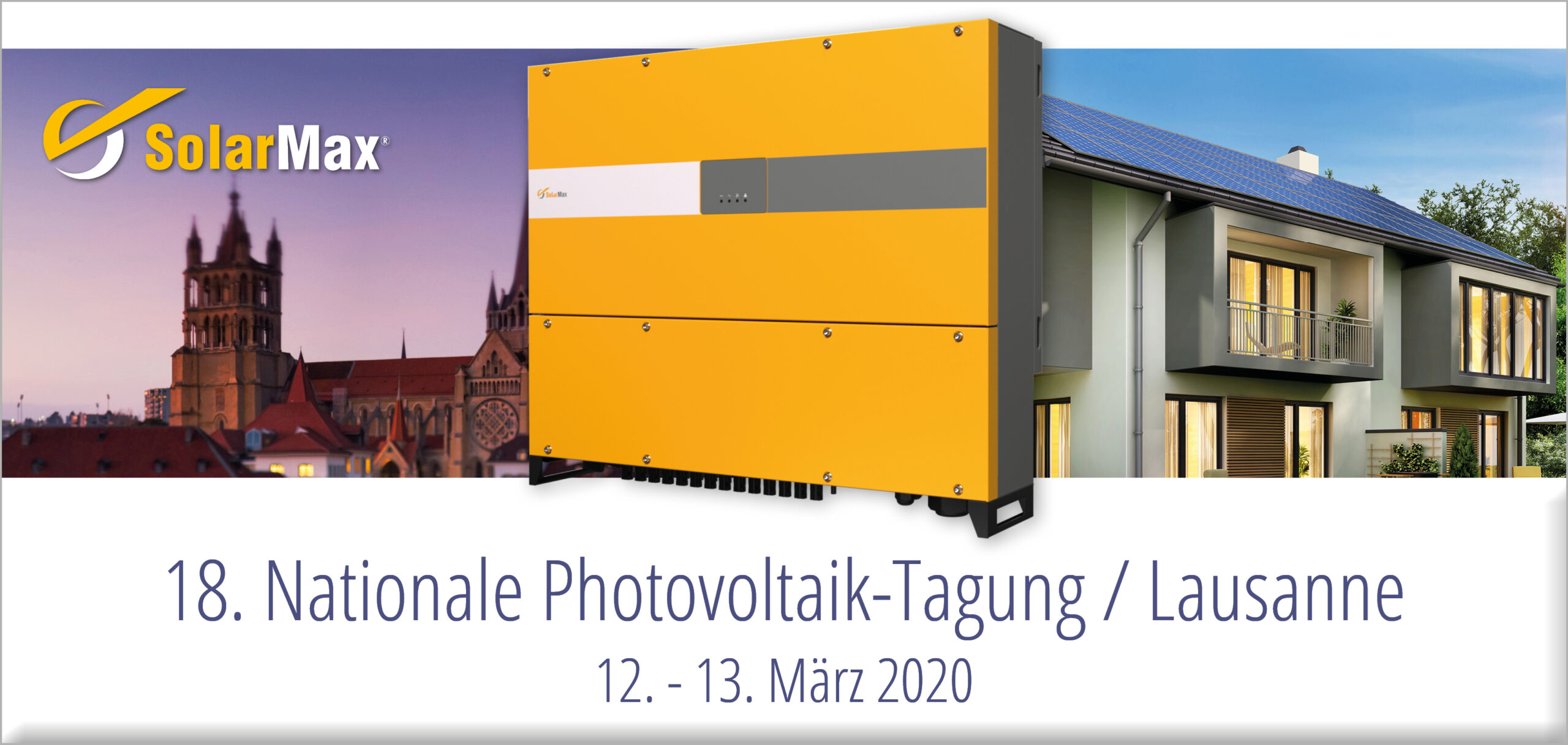 18. Nationale Photovoltaik-Tagung in Lausanne
